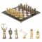 Шахматы подарочные "Нефтяники" 44х44 см лемезит мрамор