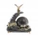 Композиция &amp;quot;Кречет на скале&amp;quot; с шаром змеевик бронза 124309