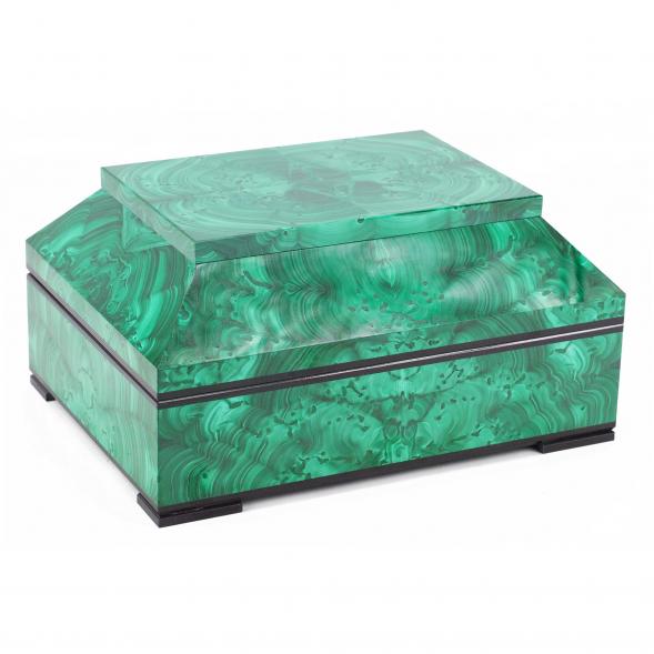 Ларец из камня малахит 20х15х10 см 118957