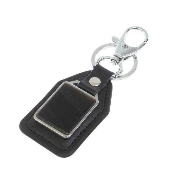 Брелок для ключей с накладкой из золотистого обсидиана 127981