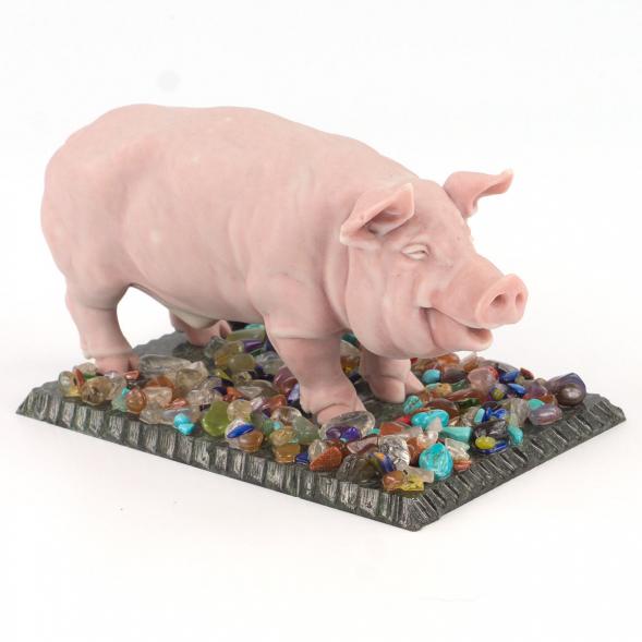 Сувенир &amp;quot;Свин большой&amp;quot; из мрамолита 119350