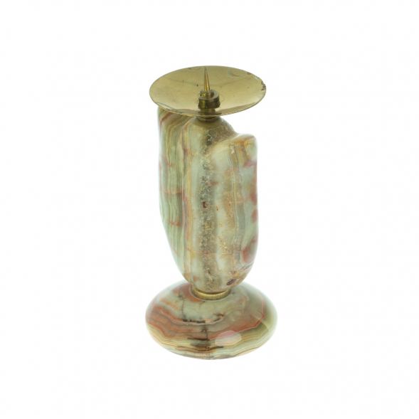 Подвечник из оникса 5х5х10,5 см (2х4) 128826