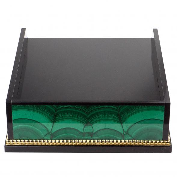 Лоток для бумаги А4 из малахита 120906