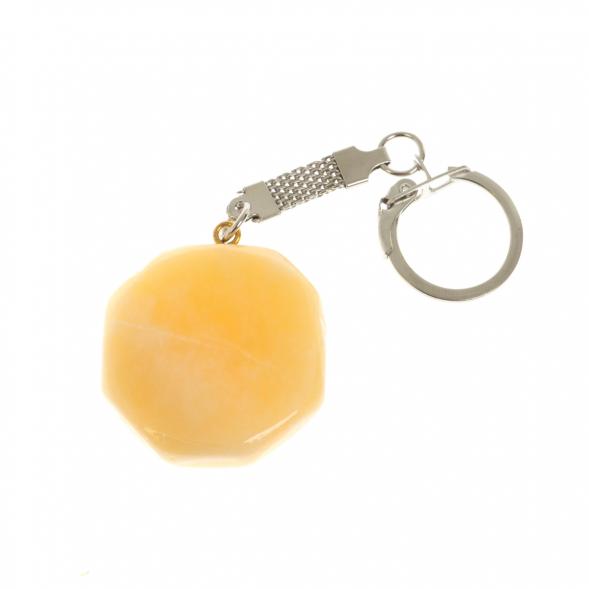 Брелок &amp;quot;восьмиугольный&amp;quot; из медового оникса 129752