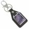 Брелок для ключей с накладкой из флюорита фиолетового