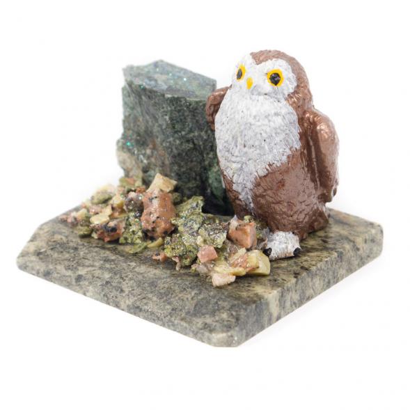 Сувенир &amp;quot;Сова&amp;quot; змеевик 116545