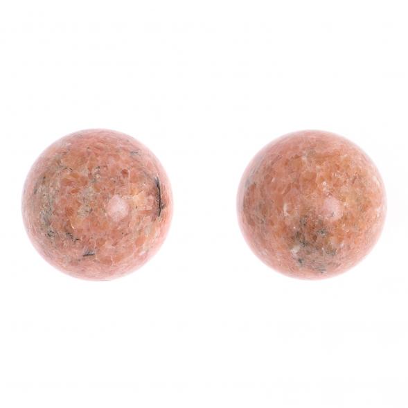 Шары для массажа из розового мрамора 3 см 126347