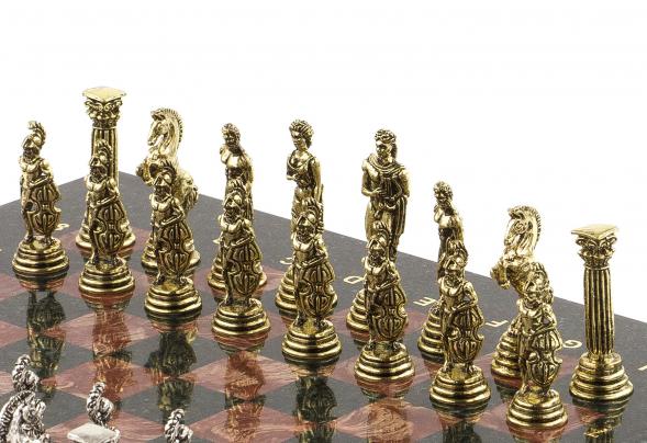 Шахматы &amp;quot;Греко-Римская война&amp;quot; 32х32 см лемезит 120799