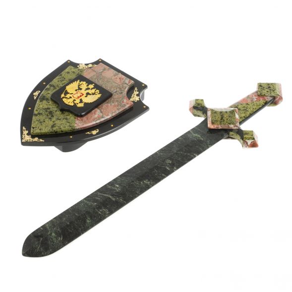 Настенный сувенир &amp;quot;Щит и меч&amp;quot; с гербом России 127675