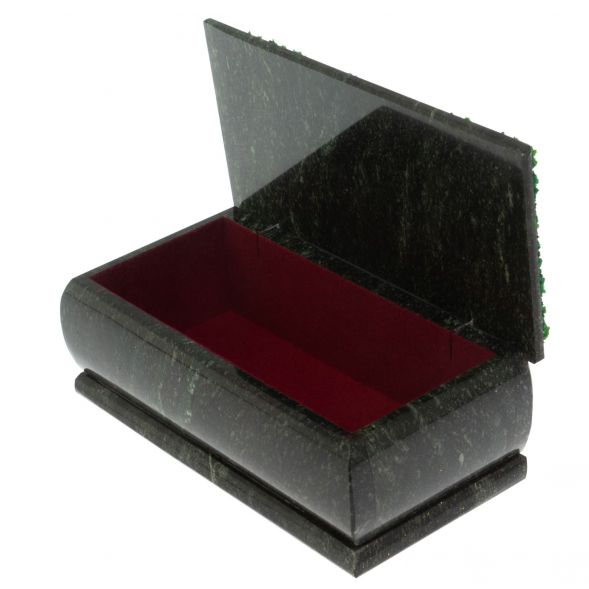 Шкатулка &amp;quot;Хозяйка медной горы. Осень&amp;quot; из змеевика 18х9х8 см 128751