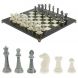 Шахматы подарочные &amp;quot;Стаунтон&amp;quot; 44х44 см мрамор / змеевик 129356