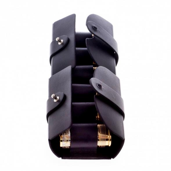 Набор стопок &amp;quot;Хищные звери&amp;quot; 6 шт в кожаном патронташе Златоуст 122190