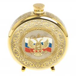 Фляжка "Герб России с флагом" Златоуст