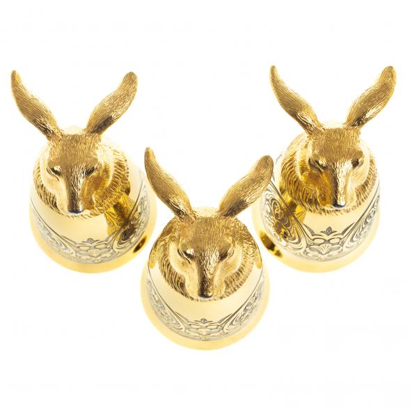 Стопки перевертыши &amp;quot;Заяц&amp;quot; 70 мл 3 шт Златоуст 123637