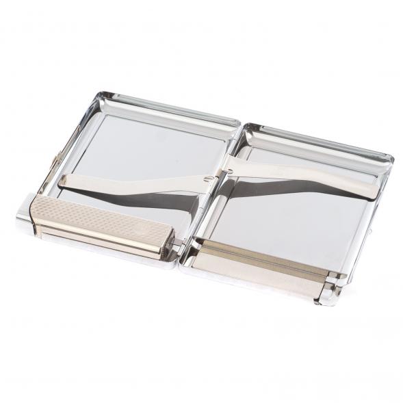 Портсигар на 20 сигарет с зажигалкой камень родонит 124688