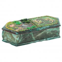 Шкатулка "Хозяйка медной горы и ящерицы" 29х11,5х7 см