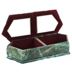 Шкатулка "Хозяйка медной горы и ящерицы" 29х11,5х7 см