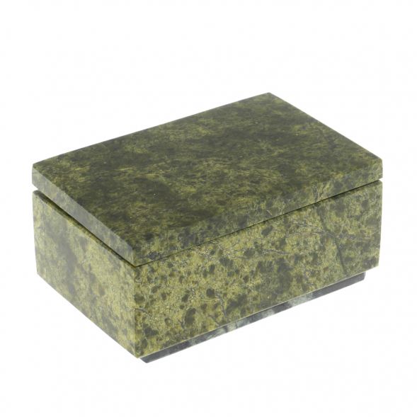 Шкатулка из змеевика 11,5х8х5,5 см 129123