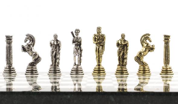 Шахматы &amp;quot;Греко-Римская война&amp;quot; 32х32 см офиокальцит мрамор 120801