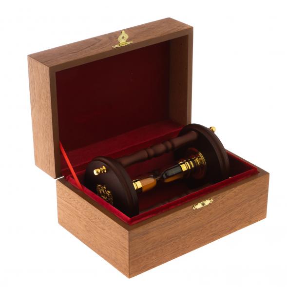 Златоустовские песочные часы «Герб России» на 3 минуты