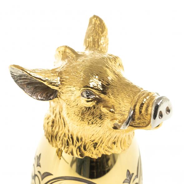 Стопка перевертыш &amp;quot;Кабан&amp;quot; 70 мл Златоуст 123638