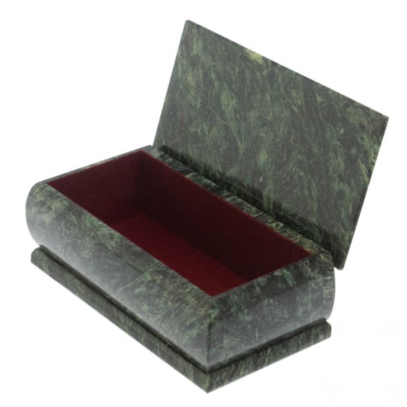 Шкатулка из змеевика &amp;quot;Летний пейзаж&amp;quot; 18х9х6,5 см 127832