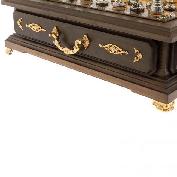 Шахматный ларец &amp;quot;Римские&amp;quot; карельская береза, бук 129755