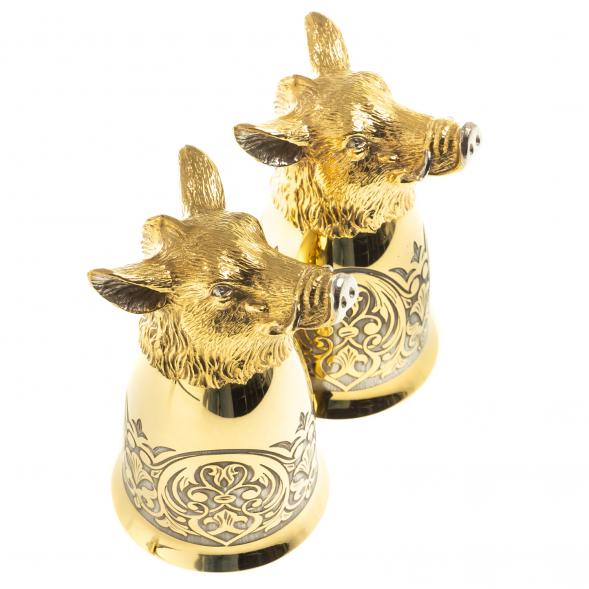 Стопки перевертыши &amp;quot;Кабан&amp;quot; 70 мл 2 шт Златоуст 123639