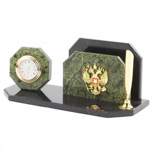 Мини-набор из змеевика &amp;quot;Герб&amp;quot; 113291