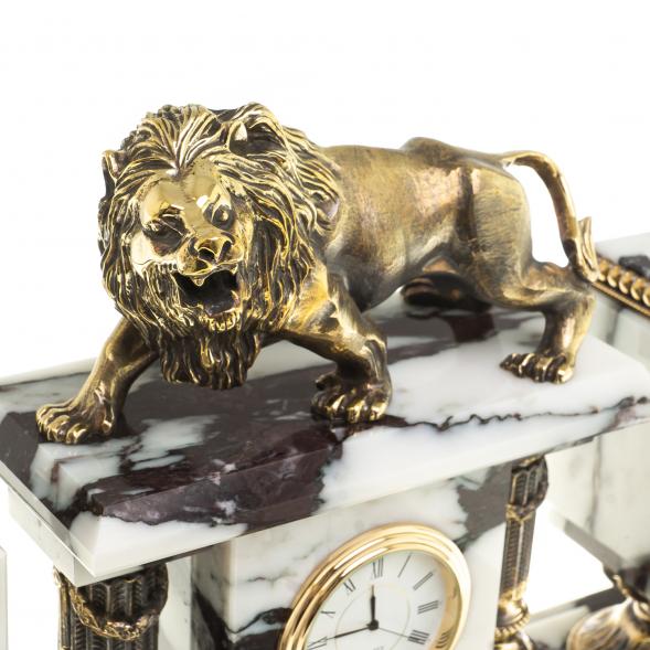 Письменный прибор &amp;quot;Рычащий лев&amp;quot; камень мрамор 124071