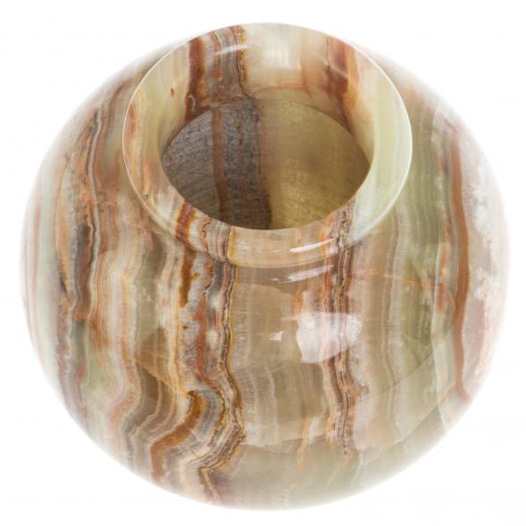 Ваза из оникса 12х12х12,5 см (5) 126429