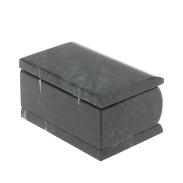 Шкатулка из змеевика 10х7х5,5 см 127833