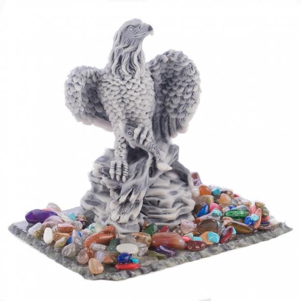 Декоративная фигурка &amp;quot;Орел на скале&amp;quot; из мрамолита 118974