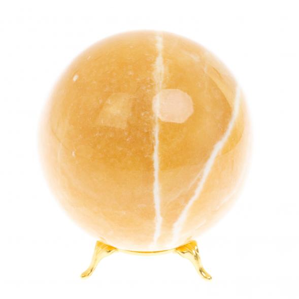 Шар из медового оникса 9,5 см (4) 129946