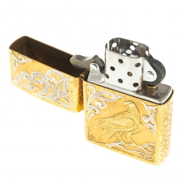 Зажигалка Zippo с гравировкой &amp;quot;Орел&amp;quot; Златоуст 122935