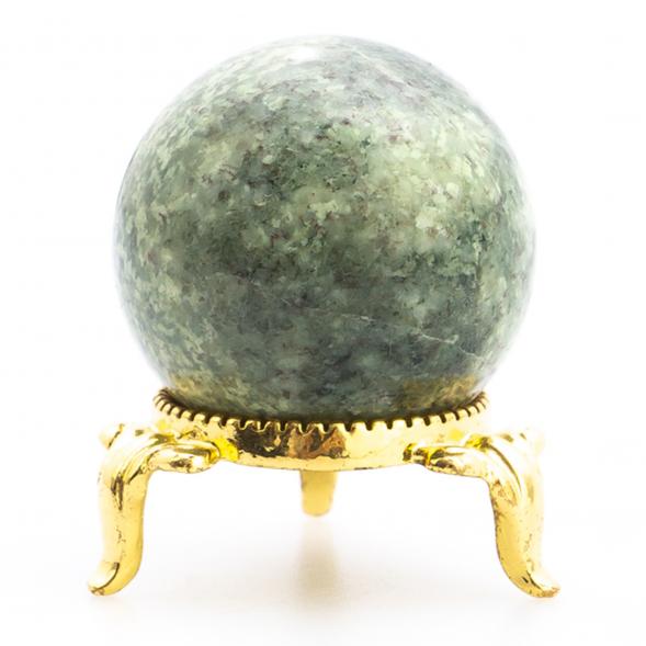 Шар из камня жадеит 3,5 см 124691