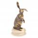 Статуэтка &amp;quot;Кролик&amp;quot; из бронзы на подставке из мрамора 125283