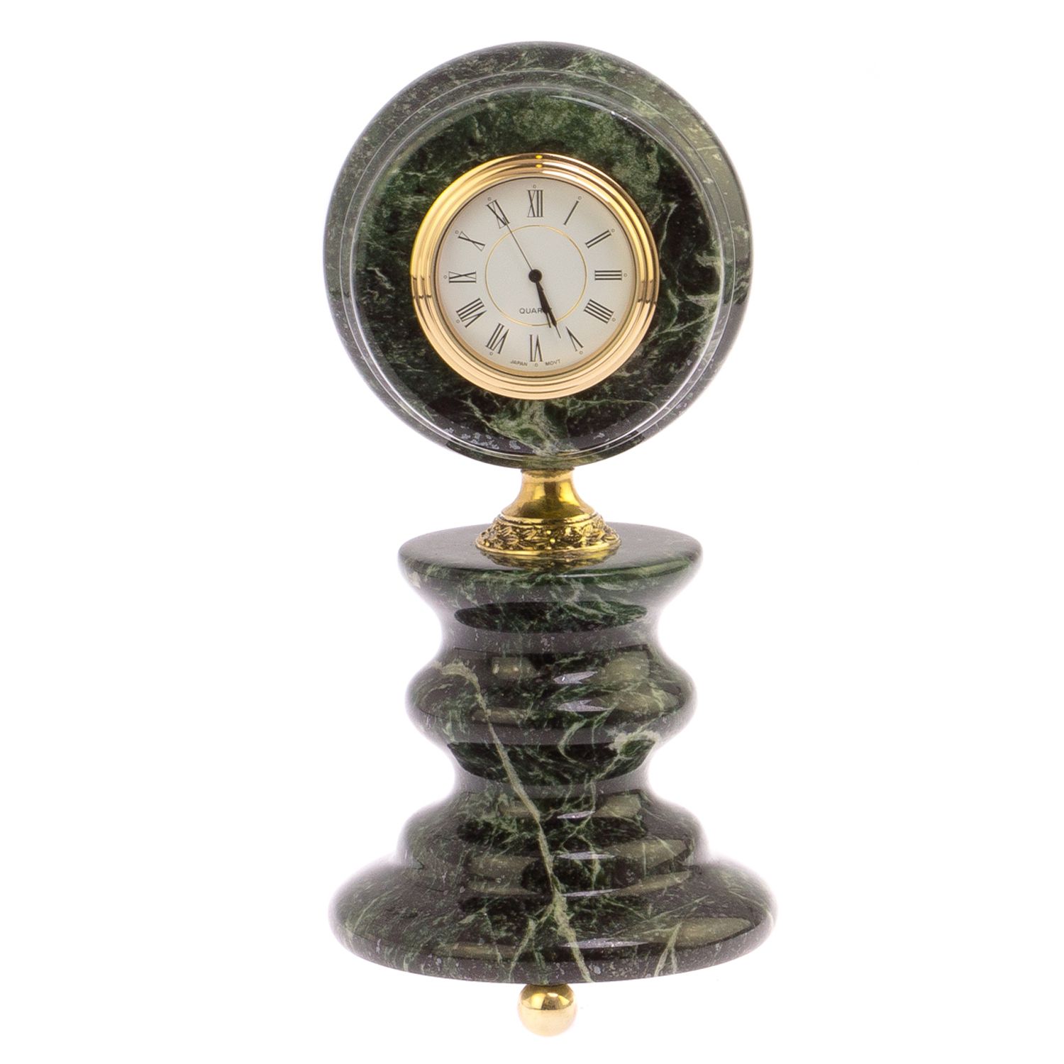 Часы "Маяк" из змеевика 125912 купить в Екатеринбурге в интернет-магазине Уральский сувенир