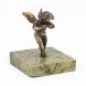 Статуэтка из бронзы и змеевика &amp;quot;Танцующий ангел&amp;quot; 117945