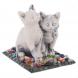 Сувенир &amp;quot;Две кошки&amp;quot; из мрамолита 118975