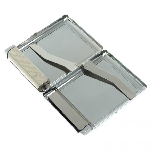 Портсигар 20 сигарет с зажигалкой камень нефрит 128683