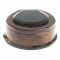 Шкатулка "Ракушка" камень обсидиан 12,5х12,5х5 см