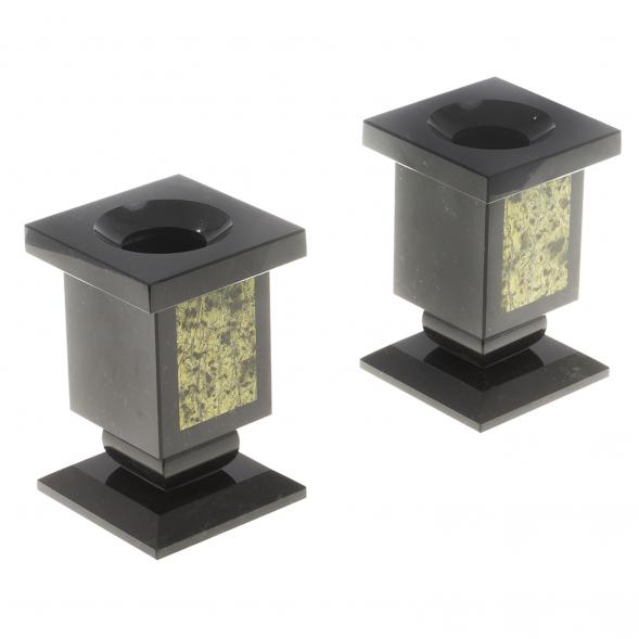 Письменный набор &amp;quot;Герб&amp;quot; с лотком для бумаг А4 и бюваром камень змеевик 124559