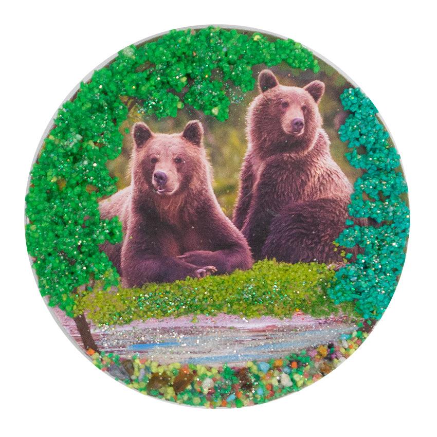 Magnit S Risunkom Dva Medvedya Zmeevik Kupit Po Cene 335 Rub V Internet Magazine Uralskij Suvenir Art 117775