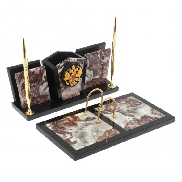 Письменный прибор &amp;quot;Стандарт&amp;quot; из креноида 127914