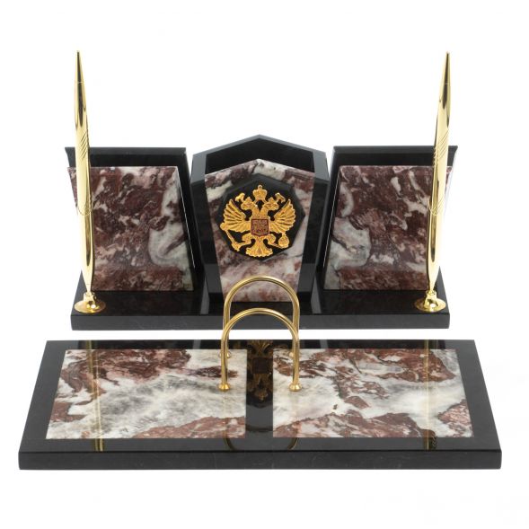 Письменный прибор &amp;quot;Стандарт&amp;quot; из креноида 127914