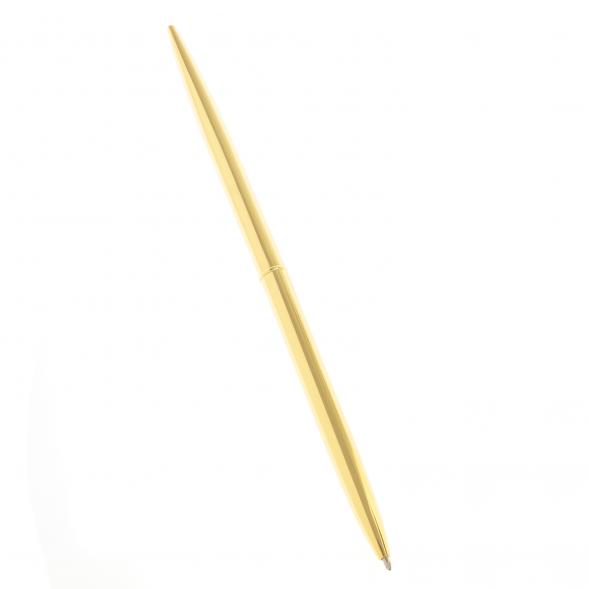 Ручка шариковая металлическая тонкая 165х7 мм 120418