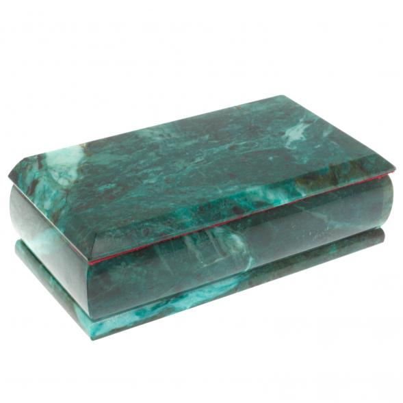 Шкатулка &amp;quot;Купюра&amp;quot; из змеевика с зеркалом 129757