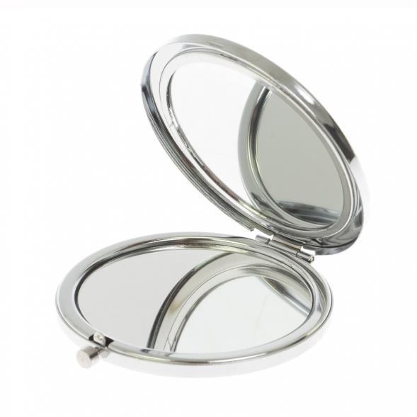 Карманное зеркальце шайтанский переливт цвет серебро 123262