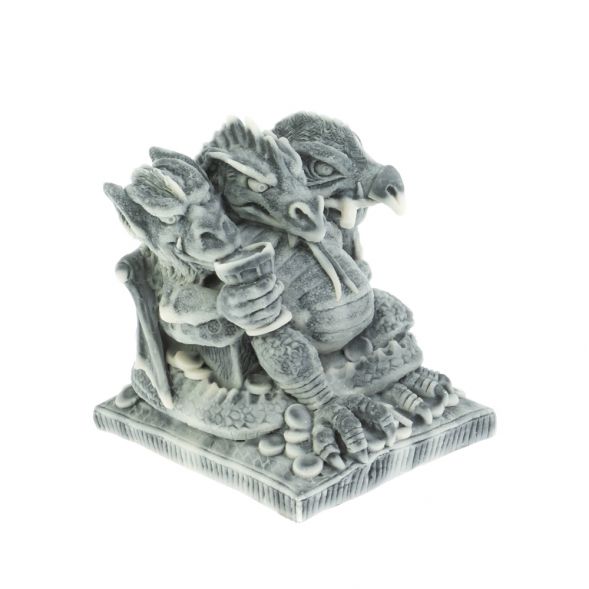 Статуэтка «Змей-Горыныч в кресле (шарж)» из мраморной крошки 128142